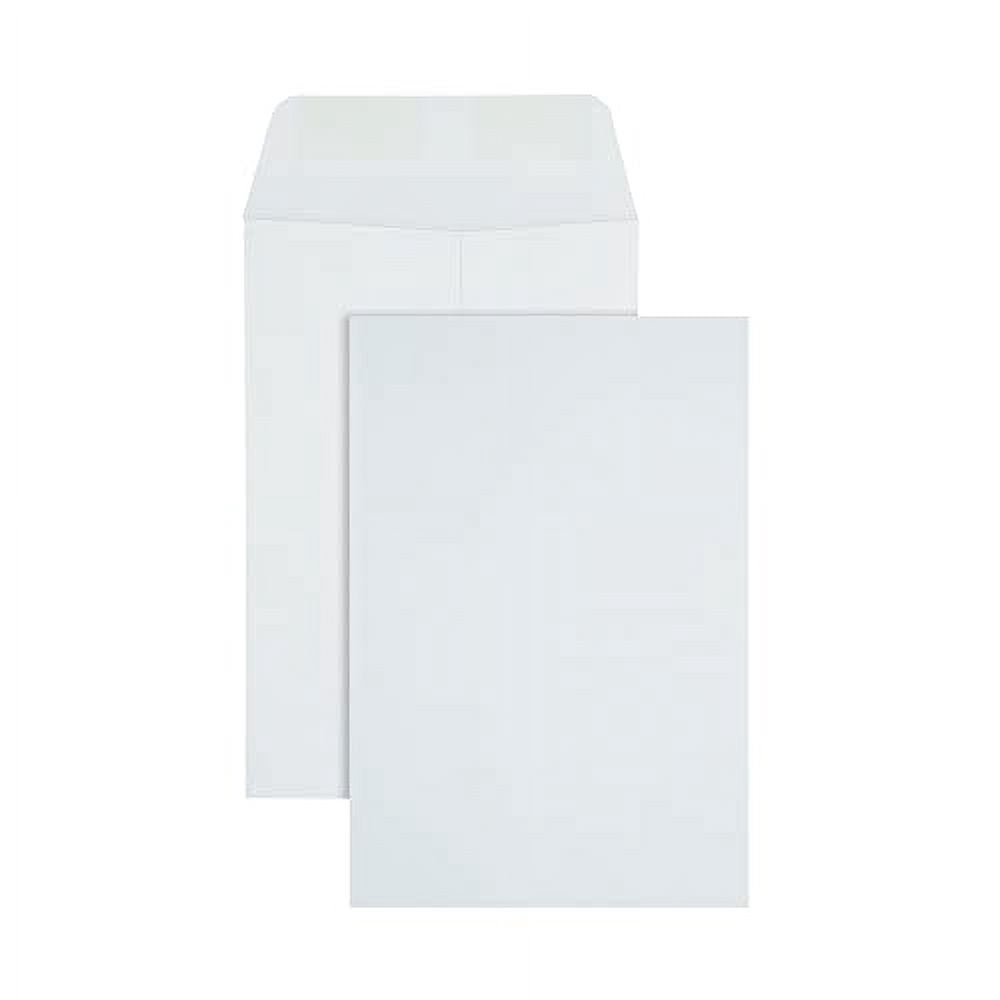 Office Depot Large Format Open-End White Envelopes, 6 1/2in. x 9 1/2in., Box Of 500, 77625