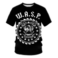 thumbnail image 1 of Camiseta Unisex Con Estampado 3d De La Banda De Rock W.a.s.p, 1 of 5
