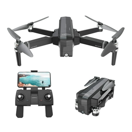 DEERC DE22 Foldable GPS Drone with 2K FPV Camera and Video for Beginners and Adults Quadcopter drone with Brushless Motor Auto Return Home Custom Flight Path Follow Me Long Control Range Auto