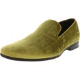 thumbnail image 1 of Steve Madden Men's Laight Velvet Green Slip-On Shoes - 12 M, 1 of 3