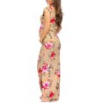 thumbnail image 4 of Mother Bee Maternity Short Sleeve Bodycon Dress with Ruched Side Slits for Baby Shower or Casual Wear, 4 of 4
