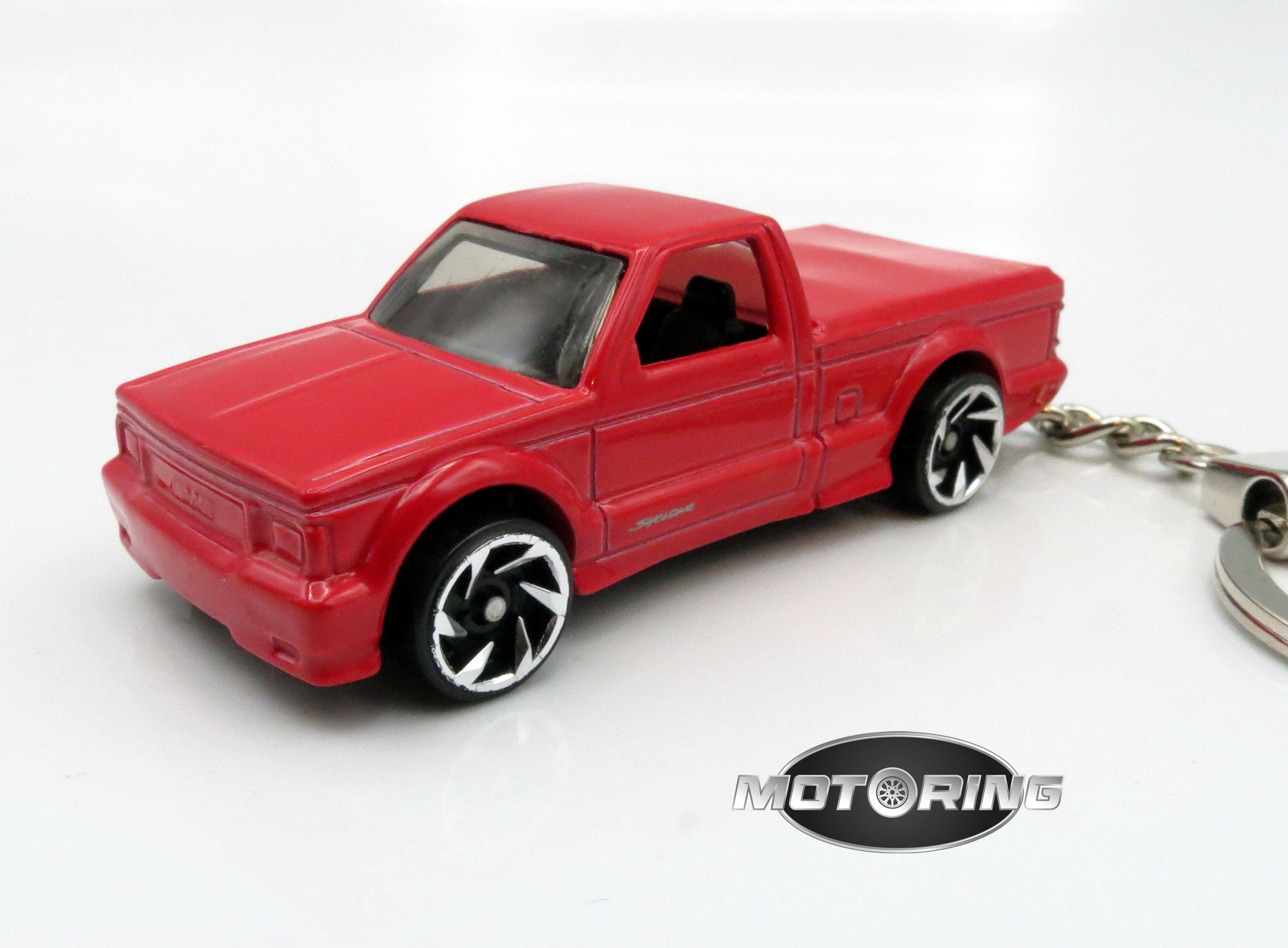 1991 '91 GMC Syclone Red Truck Rare Novelty Keychain 1:64 Diecast