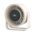 thumbnail image 3 of Ventilador de escritorio Ventilador personal Silencioso Ventilador de aire recargable por USB Ventilador compacto portátil Beige, 3 of 9