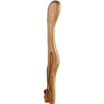 thumbnail image 4 of Brazos Twisted HitchHiker Tan Oak Wood Walking Stick 58 Inch Height, 4 of 5