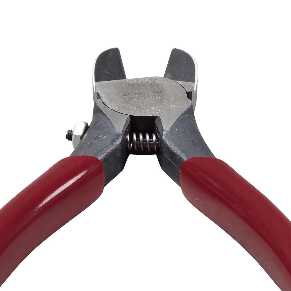 Klein Tools D227-7C 7 in. Spring Loaded Plastic Diagonal Cutting Pliers