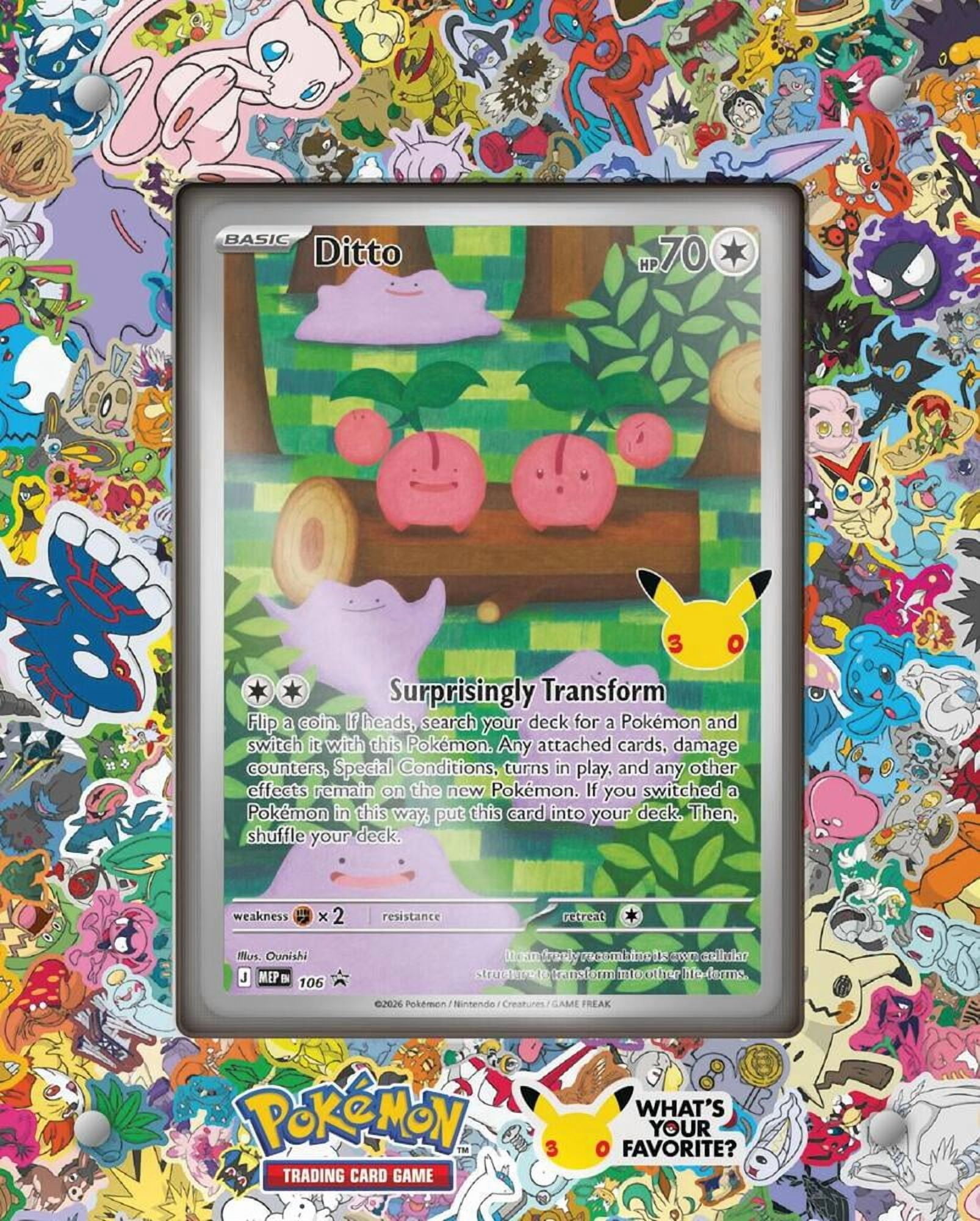 POKEMON 30TH ANNIVERSARY DITTO PREMIUM COLLECTION