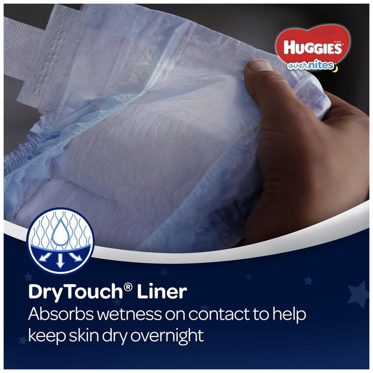 Huggies Overnites Nighttime Diapers Size 3, 24 Count photo 5