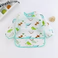 thumbnail image 1 of Seyurigaoka Cute Children Baby Kids Toddler Waterproof Long Sleeve Smock Feeding Bib Apron Fit 1-6 Years, 1 of 4
