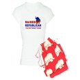 thumbnail image 1 of CafePress - Raised Republican - Women's Light Pajamas, 1 of 1