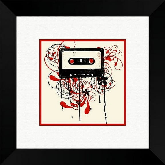 Cassette Wall Decor, Framed Art