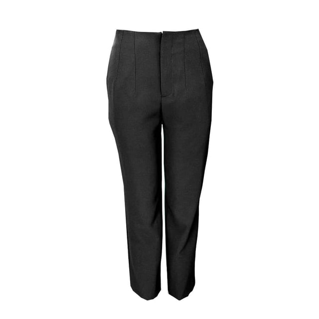 Pantalón George para Mujer, Pinzas Negro Talla EEG