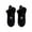 Black, variant on Voska Men's Breathable Thin Athletic Ankle Socks Moisture Wicking Gym Casual Daily Socks Black One Size
