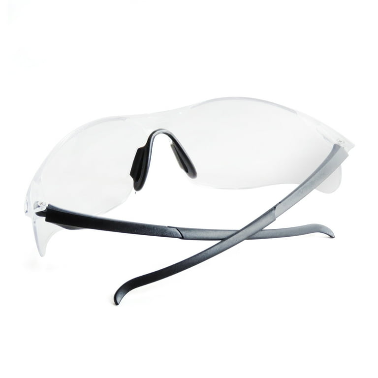 Hyper Tough Safety Glasses Clear Poly-Carbonate Lens UV400