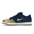 thumbnail image 2 of Nike Men's SB Dunk Low Supreme Jewel Swoosh Gold Skateboarding Shoes, from StockX, 2 of 5