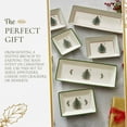 thumbnail image 7 of Spode Christmas Tree 3-Piece Dessert Trays, Polka Dot - Holiday Dinnerware & Decorative Nesting Trays, Holiday Winter Serving for All Parties & Occasions - For Snacks, Appetizers, Cookies, 7 of 7