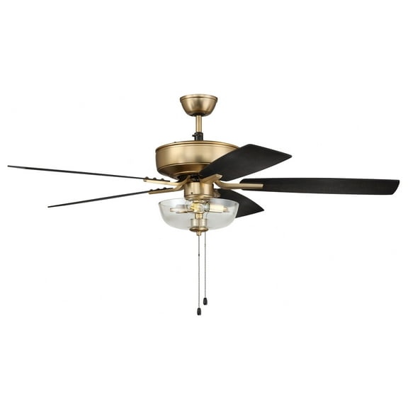 Craftmade 52" Pro Plus 101 Ceiling Fan - 52 Satin Brass