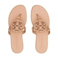 thumbnail image 3 of Tory Burch Miller Soft Women's Leather Memory Foam Slide Thong Sandals, 3 of 3