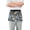 Brown Blue Marble, variant on Fox Owl Bird Cloud Server Apron with 3 Pockets Waterproof Waitress Waist Short Apron for Man Woman 12 Inches