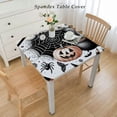 thumbnail image 2 of BANET Halloween Tablecloth, Pumpkin and Table Cloth, Waterproof Tablecloths, Spillproof Tablecover for Dinner Party Decoration, Rectangle White, 2 of 7