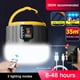 thumbnail image 2 of Lámpara de camping recargable, lámpara LED solar recargable, lámpara recargable inalámbrica, batería integrada de 2500 mAh, IPX6 resistente al agua, 5 modos de funcionamiento, para camping, cuevas, pe, 2 of 5