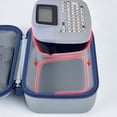 thumbnail image 3 of JJEAN-Case Compatible with Brother for P-Touch PTM95/ PT90/ PT45M Handy Label Maker, Storage Holder Carrying Organizer Bag for Label Tapes, AC adapter, Charging Cables, Batteries- Gray (Box Only), 3 of 4