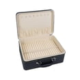 thumbnail image 4 of Caja organizadora para exhibir joyas y brazaletes, de cuero sintético, ideal para exhibir en ferias de artesanía y aniversarios. Blanco y negro, 4 of 8
