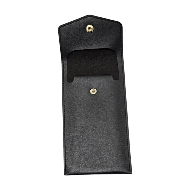 Funda protectora para bolígrafos, estuche para lápices, premium para camisas y abrigos, diseño moderno, fijación segura, organizador de bolsillo para Negro