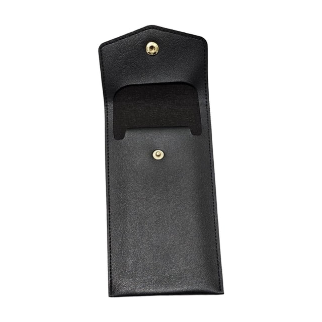 TISHITA Pen Pocket Protector Practical Multipurpose Premium Looking Thick PU Leather Black