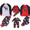 thumbnail image 6 of URMAGIC Christmas Matching Family Pajamas Women Men Deer Cotton Pjs Elk Clothes Sleepwear, 6 of 13