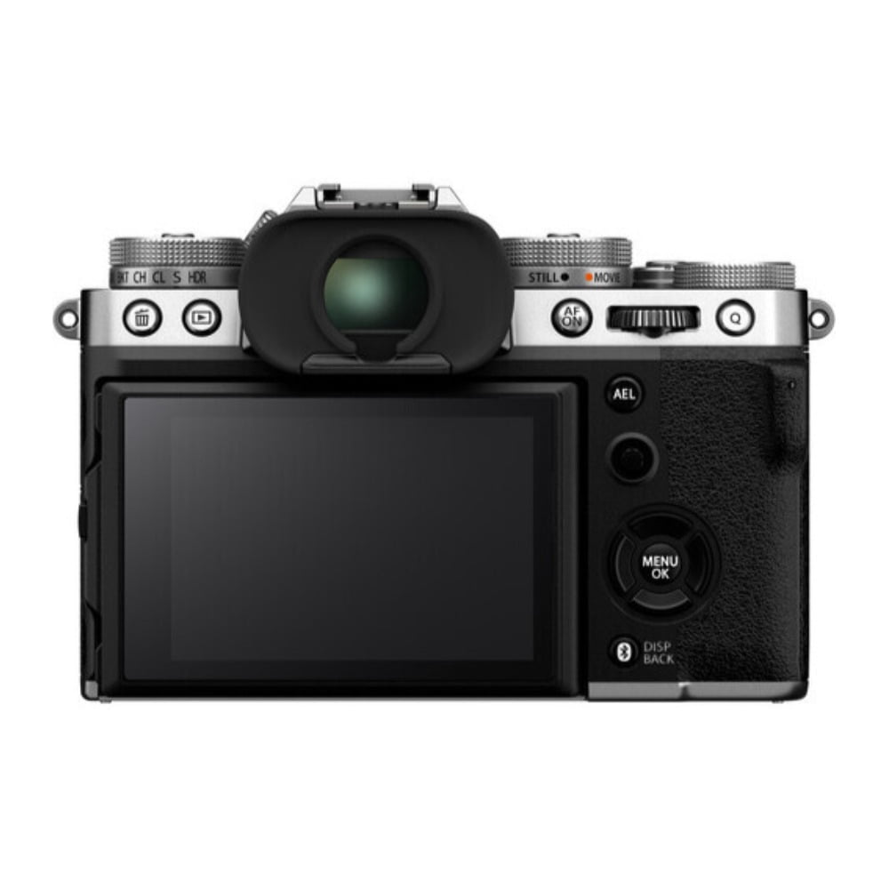 Fujifilm X-T5 Mirrorless Camera Body (Silver) with 40MP X-Trans 5 HR Sensor and 6.2K 10-Bit Video