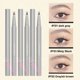 thumbnail image 2 of Delineadores de ojos para pestañas inferiores con doble horquilla, pestañas inferiores bifurcadas, de secado rápido, impermeables, de larga duración, sin manchas, 2 of 7