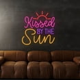 thumbnail image 2 of Handmadetneonsign Kissed By The Sun Neon Sign, LED Neon Sign, Summer Party Decor, Summer Welcome Sign, Beach Atmosphere Room Decor, Wall Décor, 2 of 5