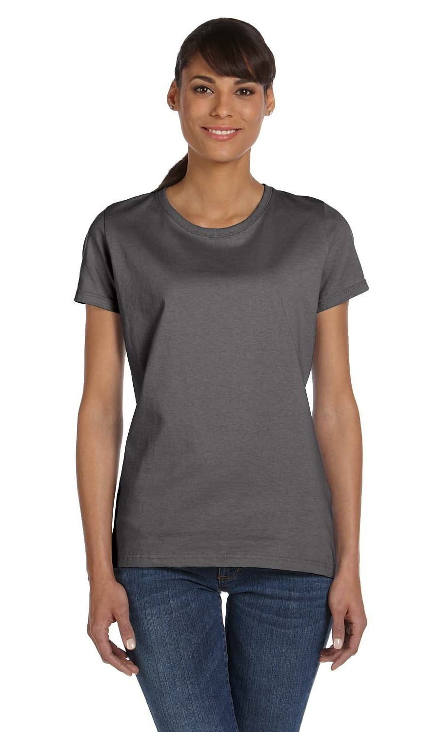 fruit of the loom grey t shirt