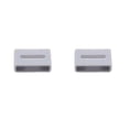 thumbnail image 1 of 2pcs Resin Watchband Decorative Smartwatch Band Stylish Watch Replacement Strap Compatible for BABY-G (Gray), 1 of 3