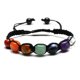 thumbnail image 1 of Pulsera de piedras preciosas de cristal CAIROYAR 7 chakras piedra para la ansiedad joyería NE Reiki, 1 of 1