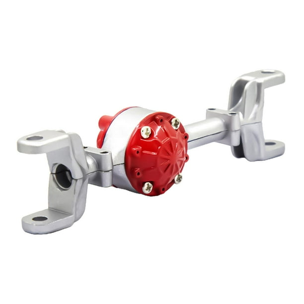 Carcasa de eje de coche a escala 1/10 para WPL B14 B14K B16 B16K B24, accesorio decorativo DIY Frente plateado