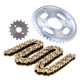 thumbnail image 1 of Gold Reinforced Chain Drag Kit Compatible for Honda Cargo150/gl150, 1 of 16