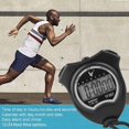 thumbnail image 5 of Reloj cronómetro deportivo digital, cronómetro digital con alarma/calendario para natación y fútbol, cronómetros deportivos a prueba de golpes para entrenadores, 5 of 5