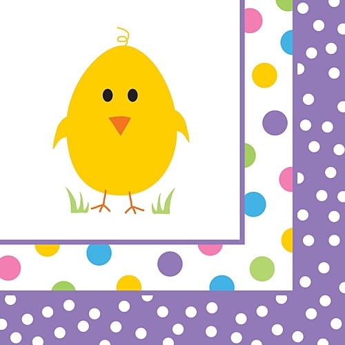 Chick Celebration Beverage Napkins