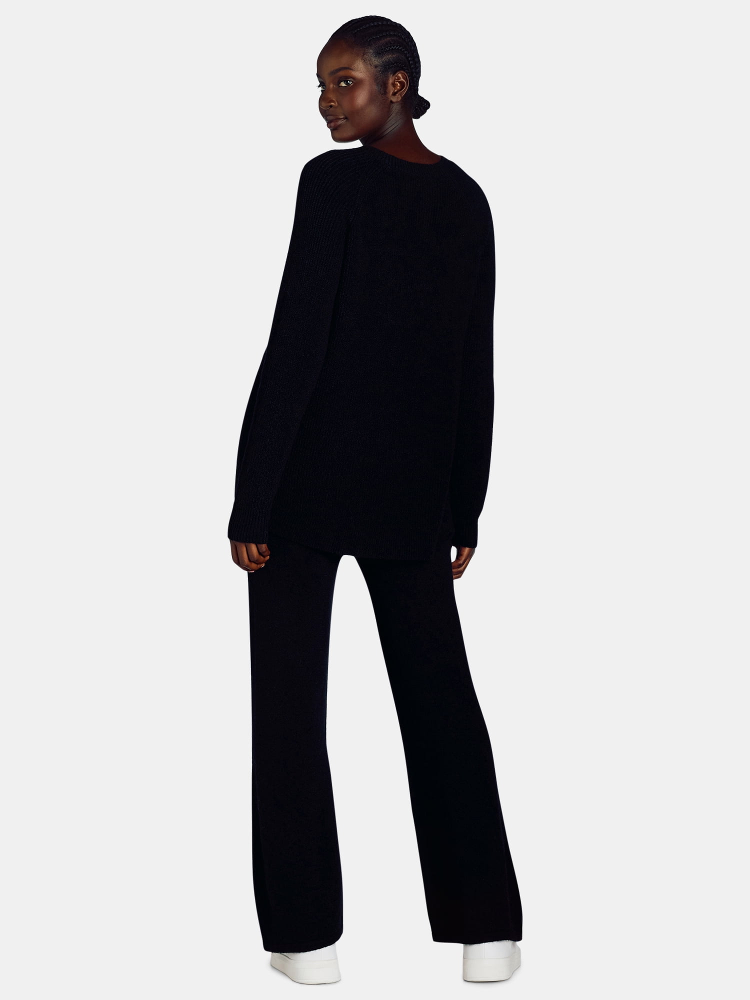 Time and Tru Woman's Long Sleeve Sweater and Pants Set, 2-Piece, Sizes XS-XXXL