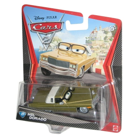 Disney Pixar Movie Cars 2 Mel Dorado #27 Die Cast Mattel Vehicle Toy
