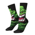 thumbnail image 2 of Slimer Ghostbusters Adult Socks Breathable Cozy Soft Crew Socks Novelty Casual Calf Stockings For Men Women, 2 of 8