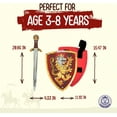 thumbnail image 5 of Liontouch - Noble Knight Foam Sword & Shield For Boys, Red - Age 3-8 years | Safe Medieval Set For Pretend Play, Dress Up & Costumes, 5 of 6