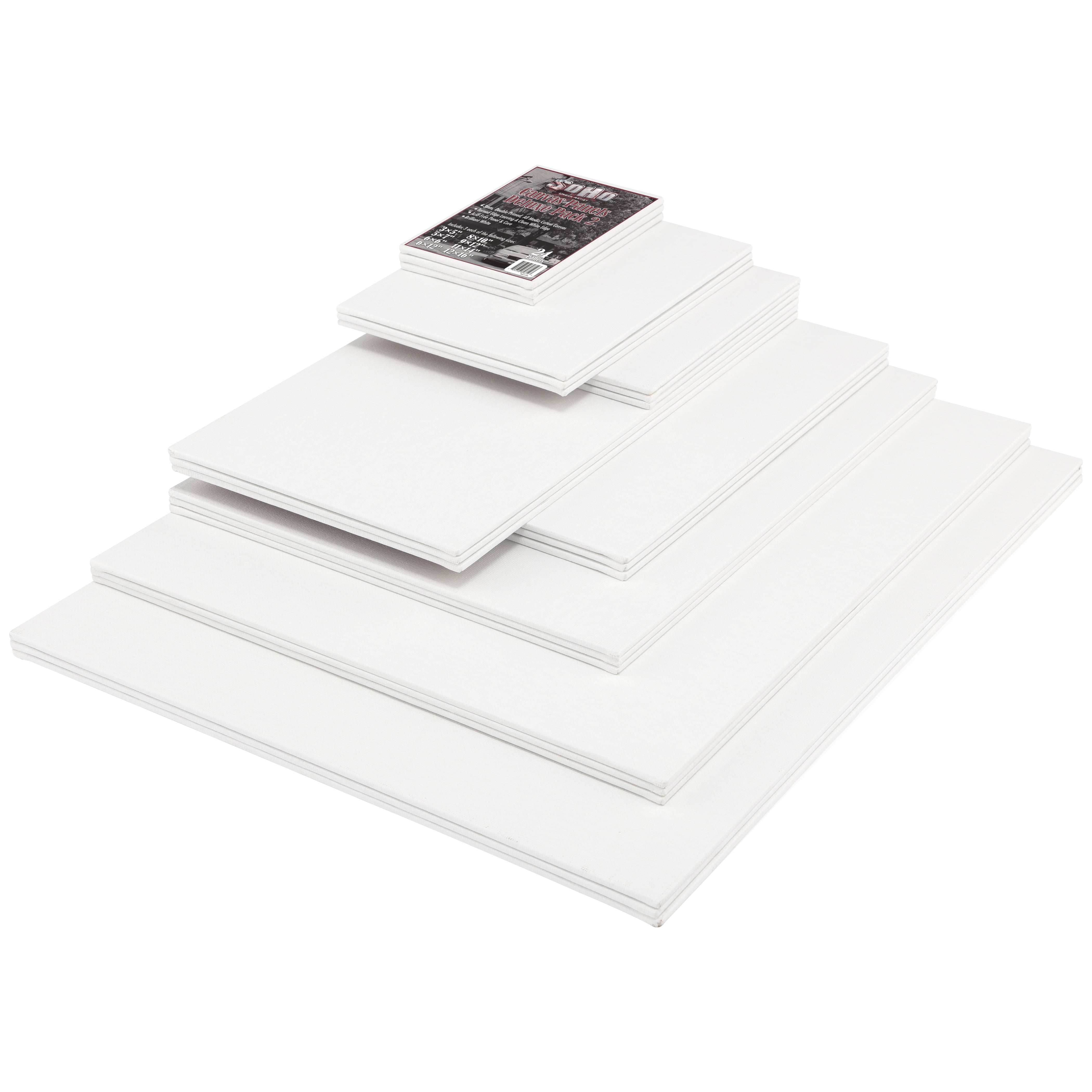 Soho Artist Canvas Panels Bulk Pack Professional Quality Painting Art