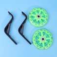 thumbnail image 3 of TAILTOSS 2 Pcs Kids Stabilisers for Bikes Green Steel Cycling Accessory, 3 of 8