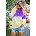 thumbnail image 2 of Sweatshirt Tie Dye pour Femmes Décontracté Léger Doux Confortable Ample Col Rond Tunique Grande Taille, 2 of 4