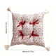 thumbnail image 3 of Cojín de silla con lazo de lujo | Cojín cuadrado de poliéster | 40 x 40 cm | Cómodo cojín para silla de comedor y sala de estar | Rojo, azul, naranja y morado, 3 of 5