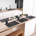 thumbnail image 4 of Placemats PVC Leather Place Mats Sets of 6 Washable Waterproof Table Mats 43x30cm,Suitable for Kitchen Dining Table Restaurant, 4 of 5