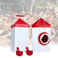 thumbnail image 2 of Automatic Poultry Feeder Buckets Drinking Fountain Weatherproof Large Capacity Gravity Feed Kit For Chicken Duck Goose He Qiyong unisex, 2 of 2