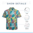 thumbnail image 7 of High Quality Hawaiian Shirts for Men Short Sleeve Aloha Beach Shirt Floral Summer Casual Button Down Shirts Blouses 9TF2JA, 7 of 7